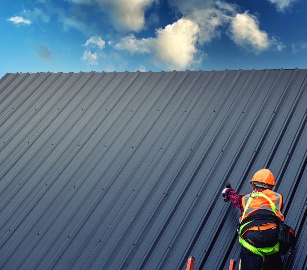 worker-man-with-safety-helmet-construction-building-industry Worker man building tradesman on the roof of a house 
 with safety helmet, new home, construction concepts - Selective focus.
vintage film grain filter effect styles